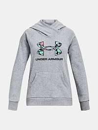 Mikina Under Armour Rival Logo Hoodie - šedá