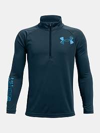 Mikina Under Armour Tech BL 1/2 Zip - modrá