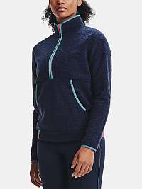 Mikina Under Armour UA Pile 1/2 Zip - tmavomodrá