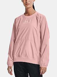 Mikina Under Armour UA Rush Woven Crew-PNK