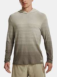 Mikina Under Armour UA Seamless LUX Hoodie - hnedá
