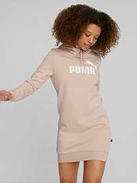 Mikinové a svetrové šaty pre ženy Puma - svetloružová