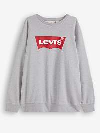 Mikiny bez kapuce pre mužov Levi's® - svetlosivá