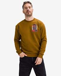Mikiny bez kapuce pre mužov Scotch & Soda - hnedá