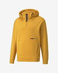 Mikiny s kapucou pre mužov Puma - žltá