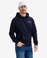Mikiny s kapucou pre mužov Scotch & Soda - modrá
