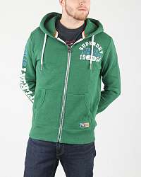 Mikiny s kapucou pre mužov Superdry - zelená