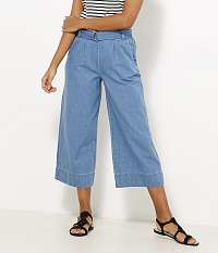 Modré culottes nohavice Camaieu