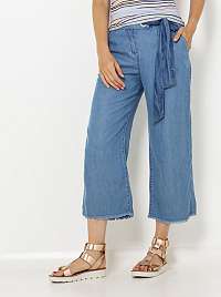 Modré culottes s ozdobným pásom CAMAIEU