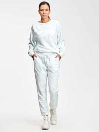 Modré dámske tepláky GAP jogger marble