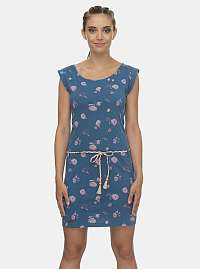 Modré kvetované šaty Ragwear Tamy Flowers