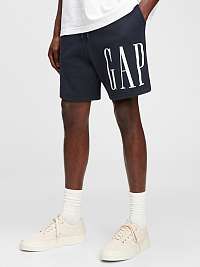 Modré pánske kraťasy GAP Logo corp logo short