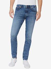 Modré pánske slim fit rifle Pepe Jeans Finsbury