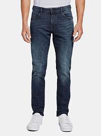 Modré pánske slim fit rifle Tom Tailor