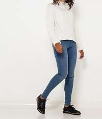 Modré skinny fit džínsy Camaieu