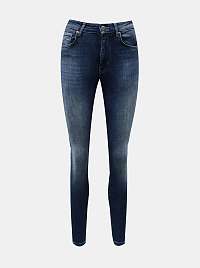 Modré skinny fit džínsy ONLY
