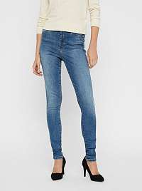 Modré skinny fit rifle VERO MODA Sophia