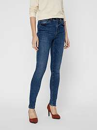 Modré skinny fit rifle VERO MODA Teresa