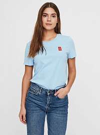 Modré tričko VERO MODA Francis
