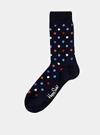 Modré vzorované pánske ponožky Happy Socks Dot