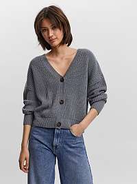 Modrý kardigán VERO MODA Lea