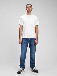 Muži - Džínsy original fit Washwell Modrá