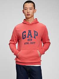 Muži - Mikina logo Gap fleece Červená