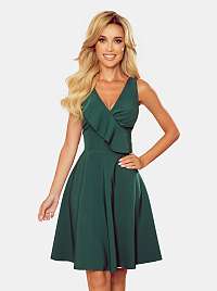 Numoco zelené spoločenské šaty
