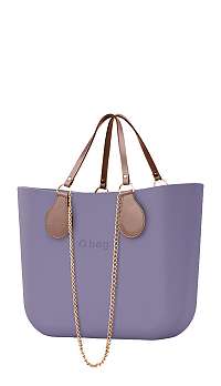 O bag kabelka Lila s retiazkovými rúčkami a púdrovou koženkou