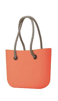 O bag kabelka Papaya s dlhými povrazmi natural