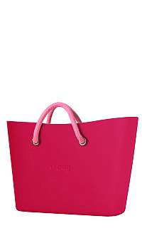 O bag  kabelka Urban Amaranto s ružovými krátkymi lanovými rúčkami Rosa