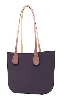 O bag kabelka Viola Scuro s dlhými koženkovými rúčkami Extra Slim Phard