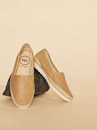 OJJU béžové kožené slip on