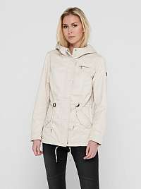 Only smotanové/krémové parka Lorca