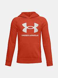 Oranžová mikina Under Armour RIVAL FLEECE HOODIE