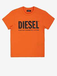 Oranžové dievčenské tričko Diesel