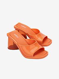 Oranžové papuče na podpätku Melissa Candy