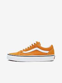 Oranžové semišové tenisky VANS