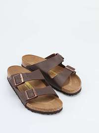 Pánske hnedé zdravé šľapky Birkenstock