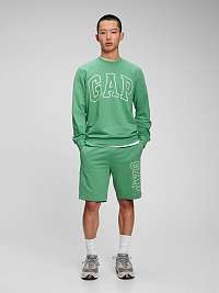 Pánske - Šortky French Terry GAP logo Green