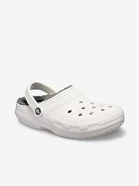 Papuče, žabky Crocs - biela