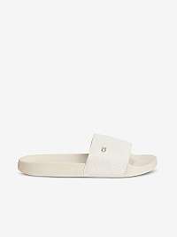 Papuče, žabky pre ženy Calvin Klein - krémová
