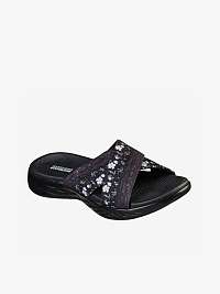 Papuče, žabky pre ženy Skechers - čierna