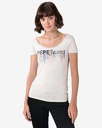Pepe Jeans Abbey Tričko Šedá
