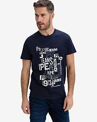 Pepe Jeans Adrian Tričko Modrá