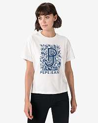 Pepe Jeans Alissa Tričko Biela