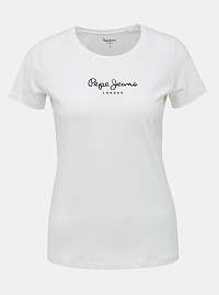 Pepe Jeans biele tričko New Virginia