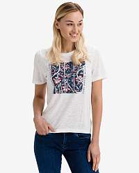 Pepe Jeans Brooklyn Tričko Biela