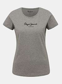 Pepe Jeans sivé tričko New Virginia