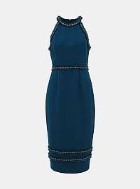 Petrolejové púzdrové šaty Dorothy Perkins